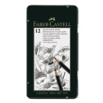 Boîte en métal de 12 crayons graphite CASTELL 9000 ART&GRAPH