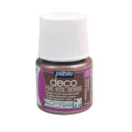 Peinture acrylique P.BO deco nacrée 45ml - 121 - marron glacé