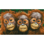 Broderie Diamant kit intermédiaire Trois singes