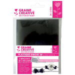 Bracelet plastique dingue - Kit noir et blanc