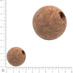 Boule de liège percée Ø 3 cm - par 5