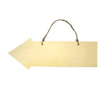 Flèche en bois 40 cm x 14,5 cm