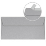 Enveloppe faire part Pollen 120g 110 x 220mm par 20 - Argent