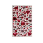 Strass cristal cur autocollants 106 pcs