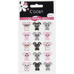 Stickers 3D Cooky thème chiens