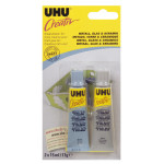 Colle UHU creativ' métaux verre et céramique 2 x 15ml