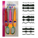 Ciseaux cranteur fantaisie n°2 Set 3 lames