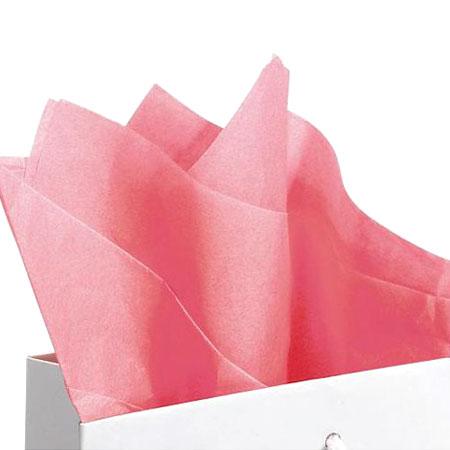Papier de soie rose vif avec pierres précieuses or rose Petites feuilles GEM 35 x 45 cm 1 Sheet 