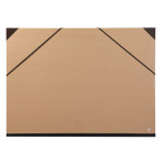 Carton à dessin kraft brun à élastiques 52x72cm
