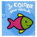 Album de coloriage Je colorie sans déborder Poisson