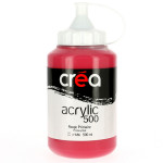 Peinture acrylique 500ml - Noir d'ivoire