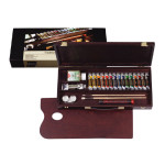 Huille extra-fine Rembrandt Coffret en bois Traditionnal