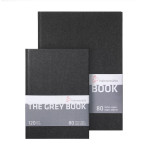 Carnet de dessin The Grey Book 120 g/m² - 14,8 x 21 cm (A5)