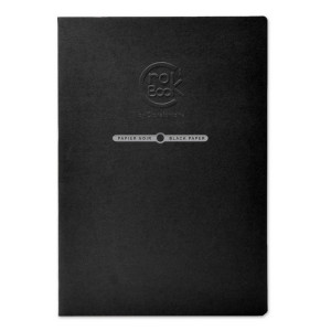 Carnet de croquis Crok'Book Papier noir 120 g/m² - 29,7 x 42 cm (A3)