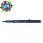 Stylo Roller V-Ball pointe large 1.0 - Bleu