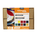 Peinture Porcelaine 150 set Collection 10 x 45 ml