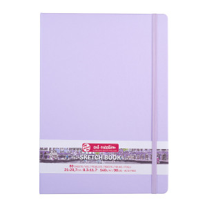 Carnet de croquis Violet pastel 140 g/m² 80 feuilles - 14,8 x 21 cm (A5)