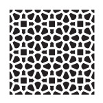 Pochoir carreau de ciment 2 15 x 15 cm